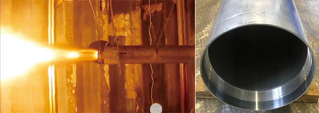画像：ハイブリッドロケット用燃料タンクの製作に挑戦