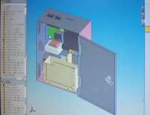 SheetWorksで作成した板金モデル