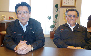 画像：藤谷良樹社長（左）と藤谷直樹専務（右）