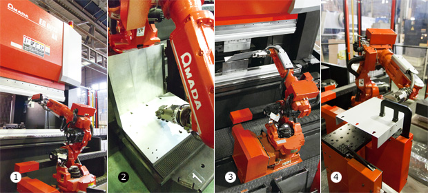 画像：小物曲げロボットEG-ARにより曲げ工程の自動化を推進