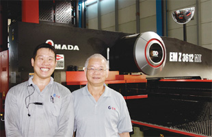 画像：カーテンウォールの製造では台湾トップ企業