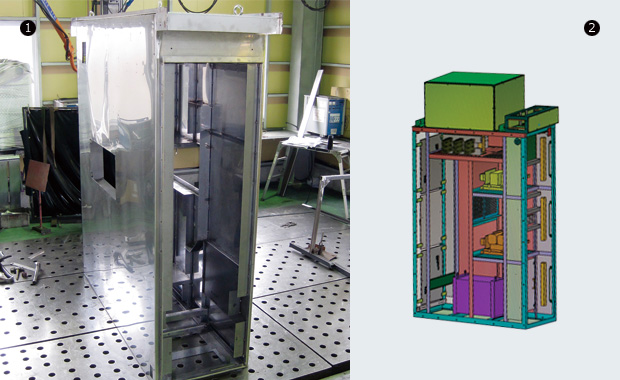 画像：受配電盤の一貫生産メーカーを目指す