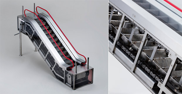 画像：「経済産業大臣賞」受賞―実物を見事に再現した「スケルトンエスカレーター」