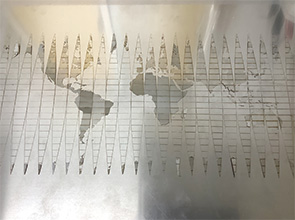 画像：ファイバーレーザ溶接技術と高度な溶接技能を融合した力作