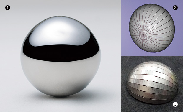 画像：「主張のある作品づくり」が驚きを与える ― 直径41㎜の中空球