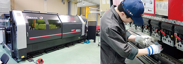 画像：薪ストーブや廃棄物分別機などの環境にやさしい機器を製造