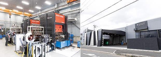 画像：新工場開設でシナジー加速 ― 600トンサーボプレスで差別化推進