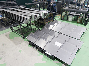 画像：得意先の要望に応えるための一貫生産体制の強化と効率化を推進